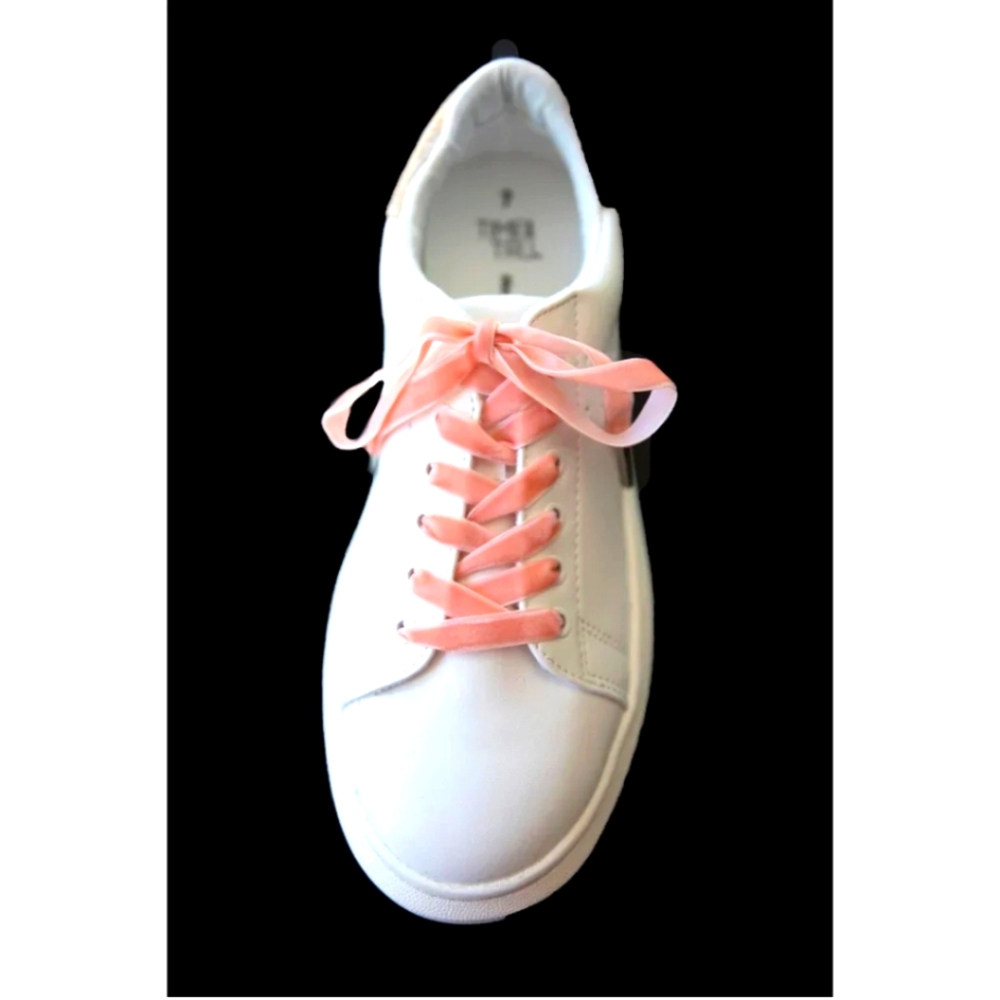 Kickstrands "Brunch Vibes" Pink Velvet Shoelaces (NWT)